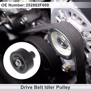 Drive Belt Idler Pulley for Hyundai Santa Fe 2010-2020 No.252882F000 1 Pc - Picture 1 of 6