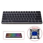 61 Keys Keyboard LED Backlit Round Keycap Wired Keyboard PC Gaming Accessories