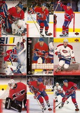 1995-96 UD Upper Deck Hockey Montreal Canadiens Complete Team Set (19)