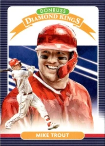 2020 Panini Donruss Diamond Kings #9 - Mike Trout - Picture 1 of 2