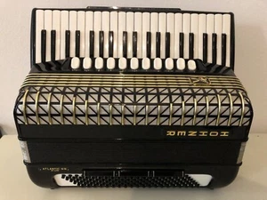 Akkordeon Hohner Atlantic IV N Deluxe Spielbereit Schwarz 120 Bass 11 Register - Bild 1 von 8