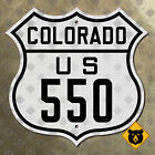 Kolorado US Route 550 Znak drogowy Million Dollar Highway 1928 Ouray 12x12