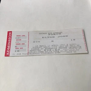 Elton John Montreal Forum Concert Tour Ticket - April 13 1993 - Picture 1 of 2