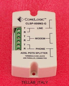 SPLITTER PRO DUO ADSL 2+ CLSP-008M da Corelogic con morsetti a vite - Foto 1 di 1