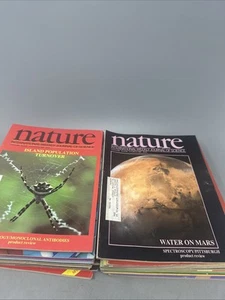 Lot of 22 Nature Magazines International Weekly Journal of Science Year 1987 - Picture 1 of 22