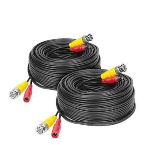 Paquete de 2 cables para cámara de seguridad 4K - 100 pies BNC, video todo en uno y alimentación para HDC... - Imagen 1 de 2