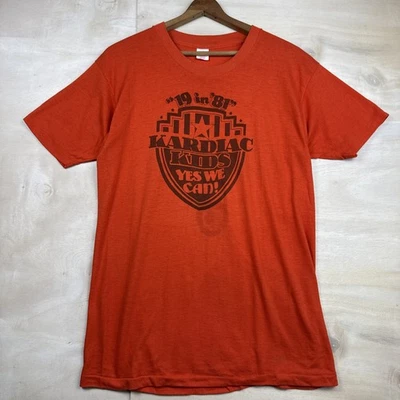 Vintage 80s Kardiac Kids Cleveland Browns NFL Football Single Stitch Shirt Sz XL - Image 1 of 4