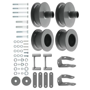 Level Lift Kit Front 2.5'' + Rear 2'' Shackle for Jeep Wrangler JK 2007-18 - Picture 1 of 9
