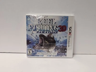 Reel Fishing: Paradise 3D (Nintendo 3DS, 2011) CIB COMPLETE TESTED - Image 1 of 4