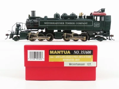 HO Mantua 351600 Weyerhaeuser 2-6-6-2T Articulated Logger Steam #127 - DCC Ready - Image 1 of 4