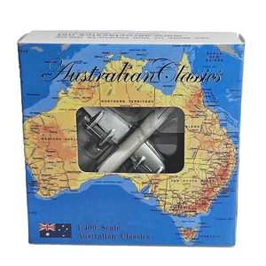 Aeroclassics 1:400 Australian Airline Qantas DC-4 White Tail WH-EDA Boxed ... - Picture 1 of 17
