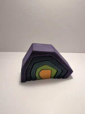 Juguete apilador de cuevas de madera Grimm Montessori Foto 1 de 3