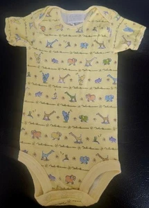 Carters John Lennon Baby Yellow Bodysuit 0-3 Months Vintage - Bild 1 von 4