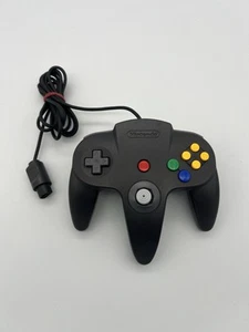 Nintendo 64 N64 Controller Schwarz - Original OEM Getestet - Bild 1 von 3