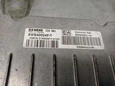 9646801180 centralina motore per PEUGEOT 406 BERLINA (S1 S2) 2.0 1995 5341432 - Immagine 1 di 4