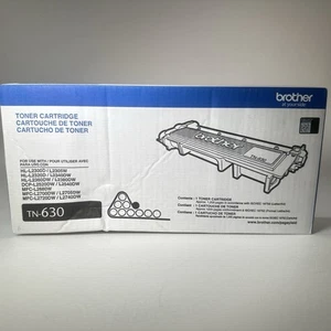NEW OEM GENUINE Brother TN-630 Black HIGH YIELD Toner Cartridge TN630 FREE SHIP - Picture 1 of 5