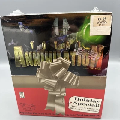 Total Annihilation PC Big Box 2 Pack Gift Collection (1997) Sealed -Torn Plastic - Image 1 of 4