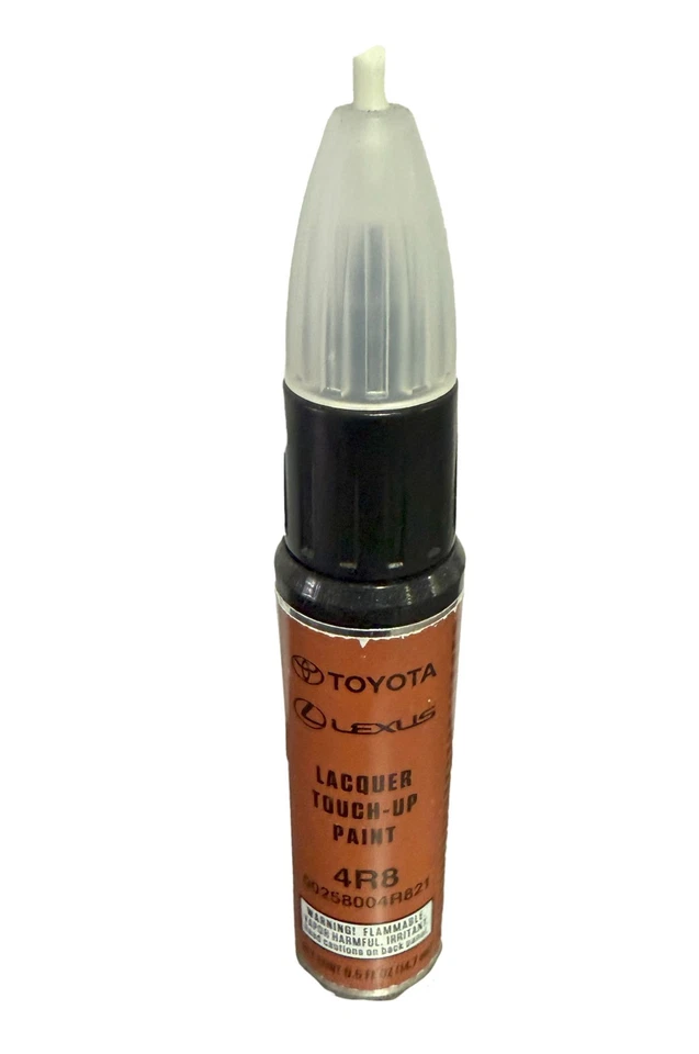 GENUINE TOYOTA LEXUS HOT LAVA TOUCH-UP PAINT PEN CODE 4R8 OEM 00258-004R8-21 - Image 1 of 1