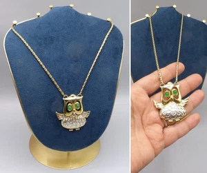Vintage Halskette Anhänger vergoldet und versilbert - Necklace 70er Jahre - Bild 1 von 7