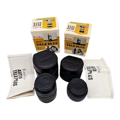 Kenko Auto Tele Plus 2x 3x Conversion Lenses For 35mm Single-Lens Reflex Camera - Image 1 of 4