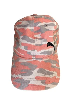 Puma Pink Camouflage Adjustable Hat Cap OSFM Unisex Camo Outdoors Activewear - Image 1 of 4