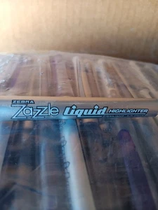 Bag Full of Purple Zebra Zazzle Liquid Highlighter Pens BULK - Picture 1 of 3