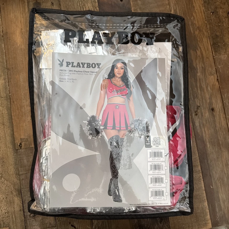 Genuine Playboy Cheer Squad Pink Women’s Costume - Brand New - Small - Image 1 of 1