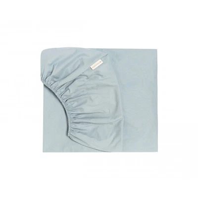 Nobodinoz Spannbettlaken, Bettlaken Babybett - Tibet, Soft blau - Bild 1 von 3