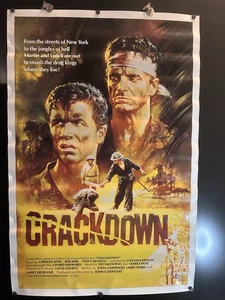 Crackdown 1987 Original Video Gems Movie Poster RARE - Bild 1 von 1