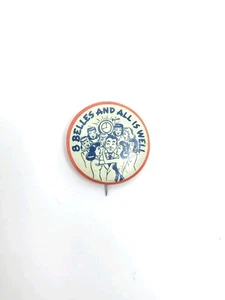 Botón pin novedad 8 campanas todo está bien años 50 - Imagen 1 de 4