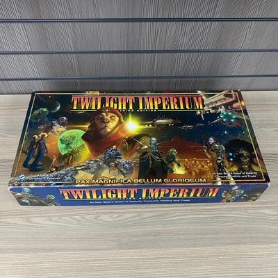 TWILIGHT IMPERIUM THIRD EDITION EPIC BOARD GAME FANTASY FLIGHT GAMES 2005 SCI-FI - Image 1 of 4