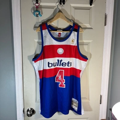 Camiseta deportiva Mitchell & Ness Washington Bullets 1996-97 Chris Webber Swingman para hombre 2XL Foto 1 de 4
