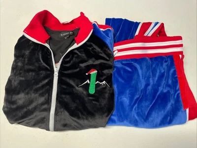 Traje de pista Blizzard Bay Velour Snowboarding Santa Jog XL - NUEVO CON ETIQUETAS Foto 1 de 4