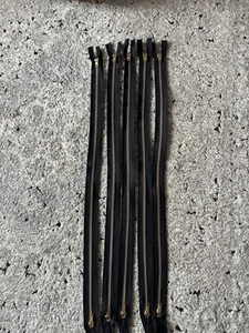 5 Lot Heavy Brass Black Vintage USA Talon Zipper 26” Style 153-11 - Picture 1 of 4