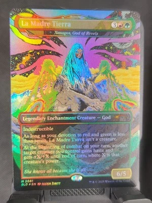 FOIL La Madre Tierra Xenagos, God of Revels EN SL LP x1 MTG Magic: the Gathering - Image 1 of 2