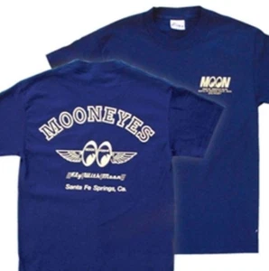 MOON T-Shirt Mens LARGE Winged Mooneyes vtg HOT ROD Custom Drag Racing NHRA tee - Picture 1 of 3