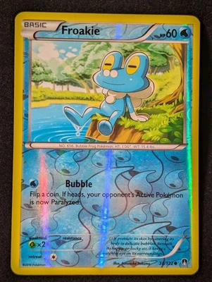 Froakie 38/122 - Breakpoint Reverse Holo LP Pokemon TCG - Image 1 of 2