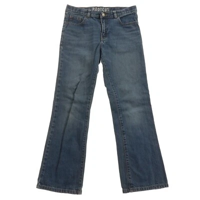 Jeans Crazy 8 Bootcut Azul Niños Niños 14 Husky Cintura Ajustable Foto 1 de 4