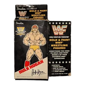 RARE Hulk Hogan WWF Mold & Paint New 1991 Wrestling Figure Kit Ceramic Plaster - Picture 1 of 6