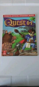 Official Quest 64 Strategy Game Guide Player's Book Prima N64 Nintendo - Picture 1 of 2