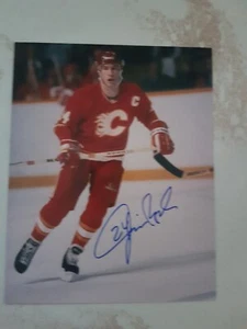 Jim Peplinski Autographed Signed Calgary Flames 8x10 Photo COA - Imagen 1 de 1