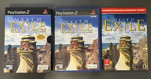 Myst III Exile with Guide Outer Sleeve Sony PS2 Playstation 2 Game PAL Complete - Picture 1 of 9