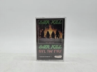 Overkill Feel The Fire Cassette Tape Megaforce Records Brand New Factory Sealed - Image 1 of 4