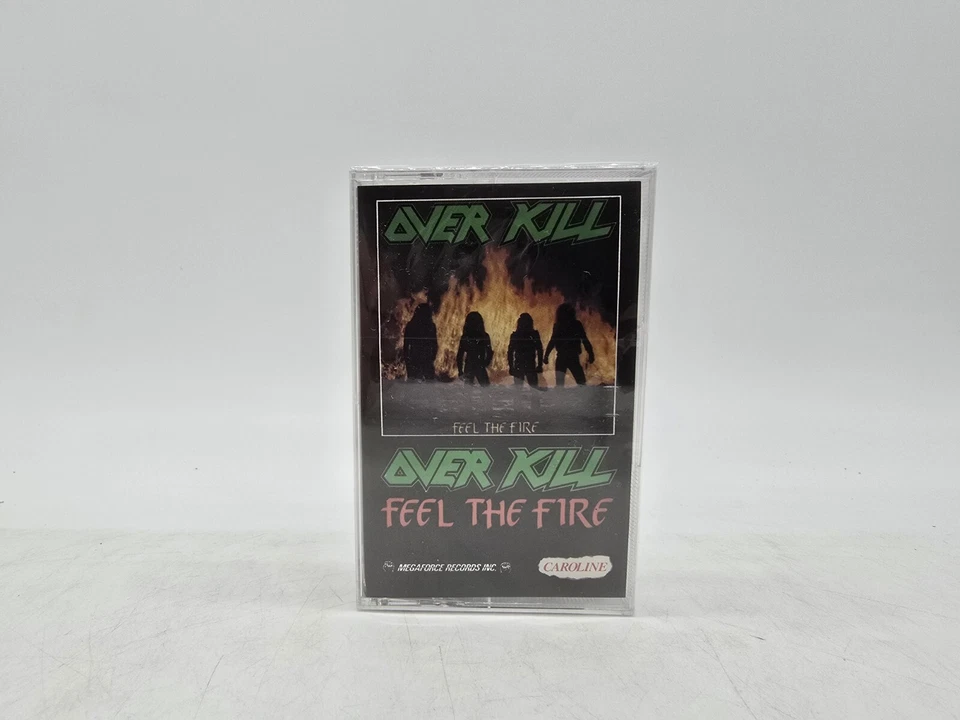 Overkill Feel The Fire Cassette Tape Megaforce Records Brand New Factory Sealed - Image 1 of 4