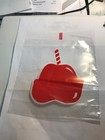 CANDY APPLE BAGS with twist ties 100 on header