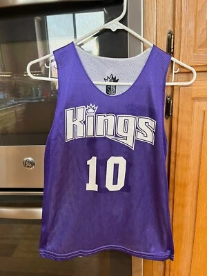 Camiseta Kings Mike Bibby Talla Juvenil L Hecha en EE. UU. Reversible Foto 1 de 4