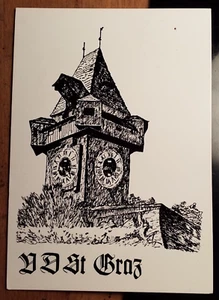 VDSt / Verein Deutscher Studenten Graz - 1999 - Turm / Karte Studentika - Bild 1 von 1