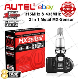Autel MX-Sensor 315MHz 433MHz Universal Pro/grammable TPMS Sensor for Tire Wheel - Picture 1 of 15
