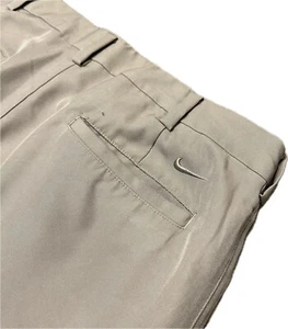 Nike Golf Pants Men’s Size 35x32 Beige Polyester Dri Fit Straight Relaxed 391965 - Picture 1 of 7