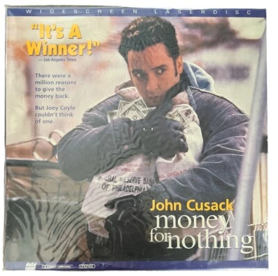 MONEY FOR NOTHING Widescreen LaserDisc Movie John Cusack - Imagem 1 de 2